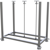 Stacking pallet | for 21 / 30 foot plates | for 30 foot plates,dimensions: 1,40 m x 0,73 m x 1,31 m | galvanised